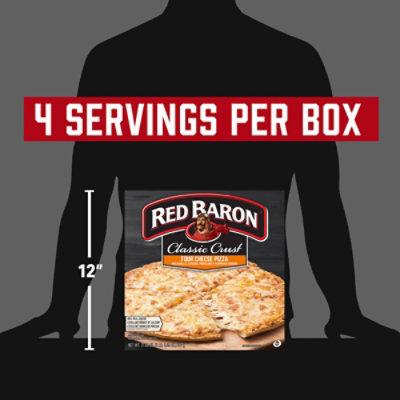Red Baron Pizza Classic Crust Four Cheese - 21.06 Oz - Image 4