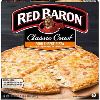 Red Baron Pizza Classic Crust Four Cheese - 21.06 Oz
