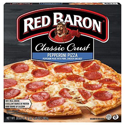 Red Baron Pizza Classic Crust Pepperoni - 20.6 Oz - Image 2