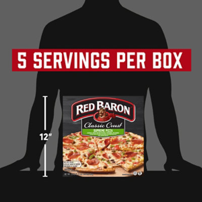 Red Baron Pizza Classic Crust Supreme - 23.45 Oz - Image 3