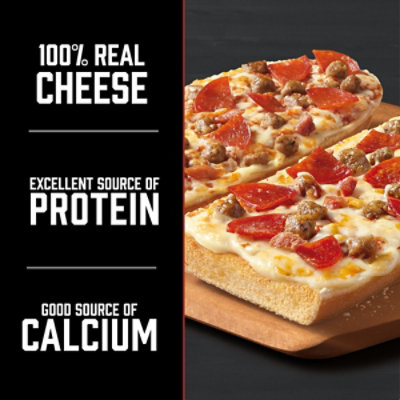 Red Baron Pizza French Bread Singles Three Meat 2 Count - 11 Oz - Image 3