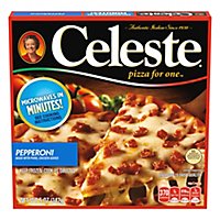 Celeste Pepperoni Pizza For One Individual Microwavable Frozen Pizza - 5 Oz - Image 2