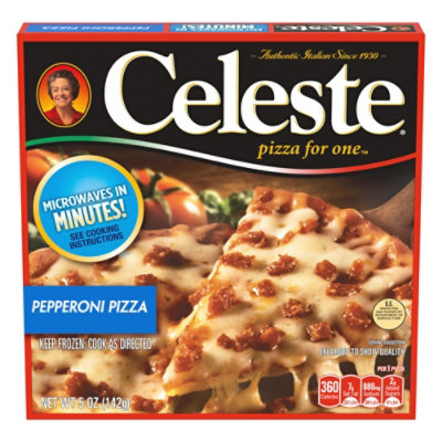 Celeste Pepperoni Individual Microwavable Frozen Pizza - 5 Oz - Image 1