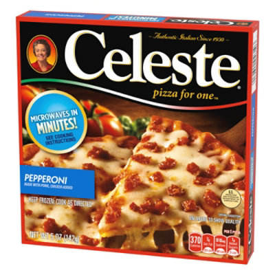 Celeste Pepperoni Individual Microwavable Frozen Pizza - 5 Oz - Image 3