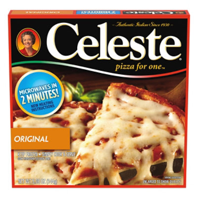 Celeste Original Cheese Pizza For One Individual Microwavable Frozen Pizza - 5.08 Oz - Image 2