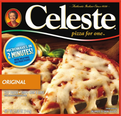 Celeste Original Cheese Pizza For One Individual Microwavable Frozen Pizza - 5.08 Oz - Image 1