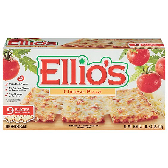 Ellios Pizza Cheese Frozen - 21.75 Oz
