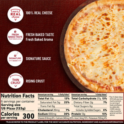 DiGiorno Four Cheese Original Rising Crust Frozen Pizza - 28.2 Oz - Image 5