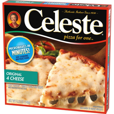 Celeste Original 4 Cheese Individual Microwavable Frozen Pizza - 5.22 Oz - Image 3