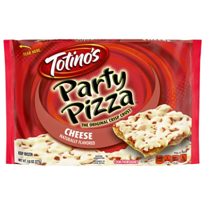 Totinos Party Pizza Cheese Frozen - 9.8 Oz