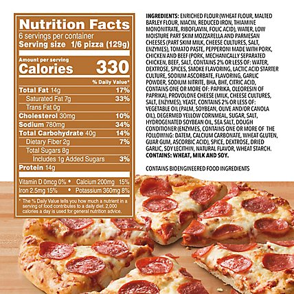 Freschetta Pizza Naturally Rising Crust Signature Pepperoni Frozen - 27.16 Oz - Image 4