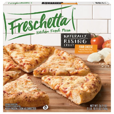 Freschetta Pizza Naturally Rising Crust 4 Cheese Medley Frozen - 25.85 ...