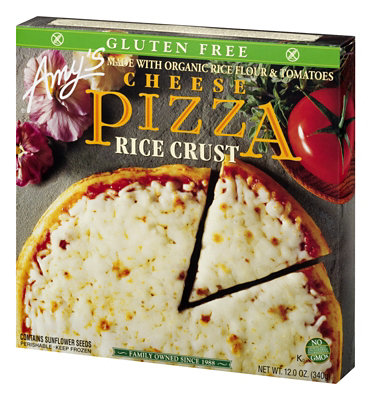 Amys Pizza Rice Crust Cheese Gluten Free Frozen - 12 Oz - Image 4
