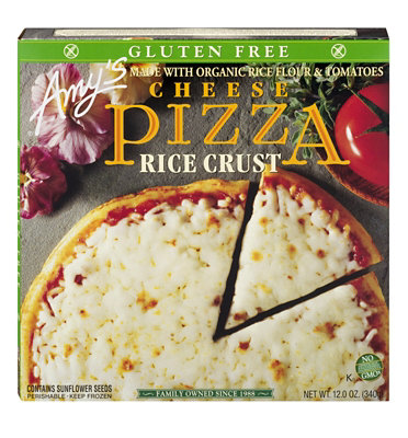Amys Pizza Rice Crust Cheese Gluten Free Frozen - 12 Oz - Image 6