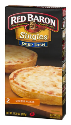 Red Baron Pizza Deep Dish Cheese Microwaveable Frozen - 12 Oz - Image 4