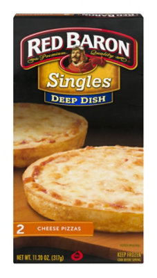 Red Baron Pizza Deep Dish Cheese Microwaveable Frozen - 12 Oz - Image 6