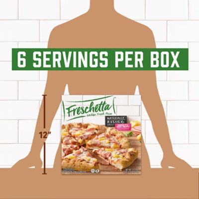 Freschetta Pizza Naturally Rising Crust Canadian Style Bacon & Pineapple Frozen - 25.7 Oz - Image 4