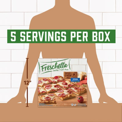 Freschetta Pizza Brick Oven Crust Italian Pepperoni Frozen - 21.75 Oz - Image 4
