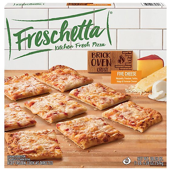 Freschetta Pizza Brick Oven Crust 5 Italian Cheese Frozen - 18.50 Oz