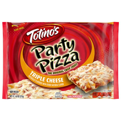 Totinos Party Pizza Three Cheese Frozen - 9.8 Oz - Image 1