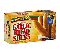 New York Bakery Bread Sticks Real Garlic 6 Count - 10.5 Oz