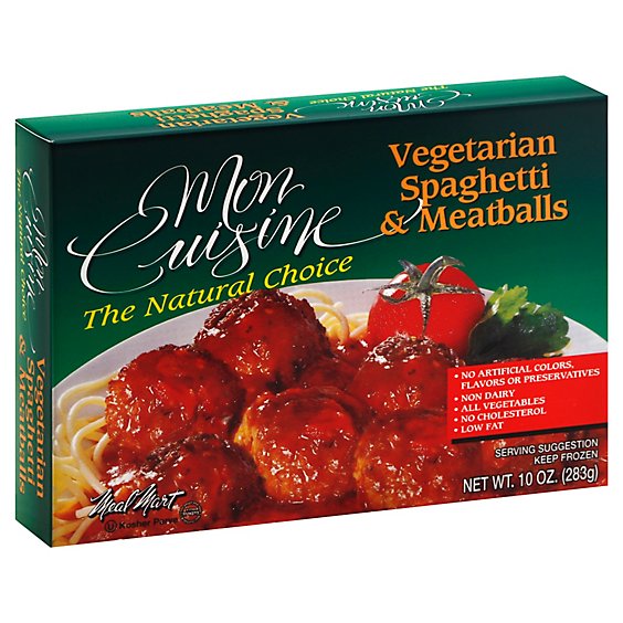 Mon Veg Spaghetti Meatballs - 10 Oz