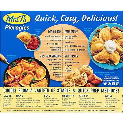 Mrs. Ts Pierogies Four Cheese Medley 12 Count - 16 Oz - Image 6