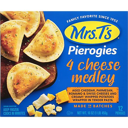 Mrs. Ts Pierogies Four Cheese Medley 12 Count - 16 Oz - Image 2