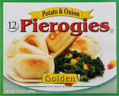 Golden Pierogies Potato & Onion 12 Count - 16 Oz - Image 2