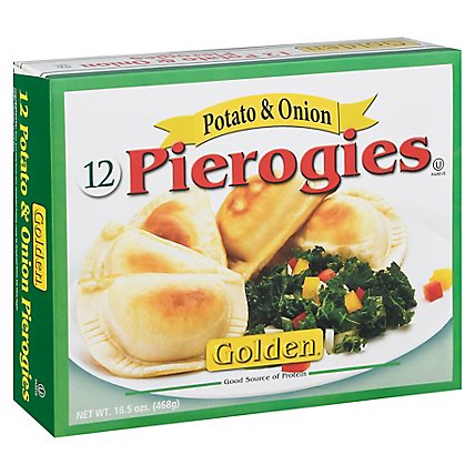 Golden Pierogies Potato & Onion 12 Count - 16 Oz - Image 1