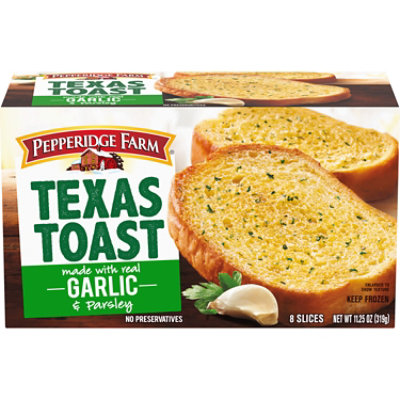 Pepperidge Farm Texas Toast Garlic 8 Count - 11.25 Oz
