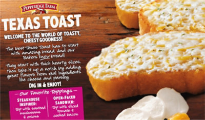 Pepperidge Farm Texas Toast Frozen 5 Cheese Bread - 9.5 Oz - Image 4