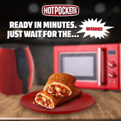 Hot Pockets Premium Pepperoni and Sausage Pizza In Garlic Buttery Crust Sandwiches - 2-8.5 Oz - Image 4