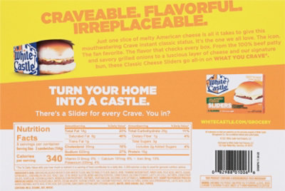 White Castle Microwaveable Cheeseburgers - 6 Count - Image 6