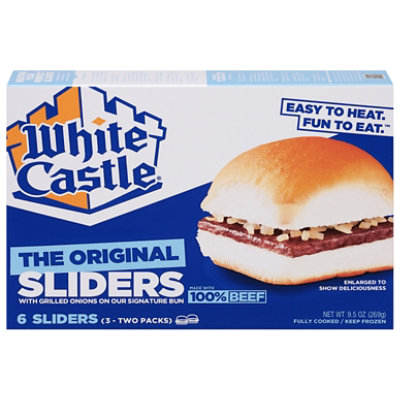 White Castle Microwaveable Hamburgers - 6 Count - Image 3