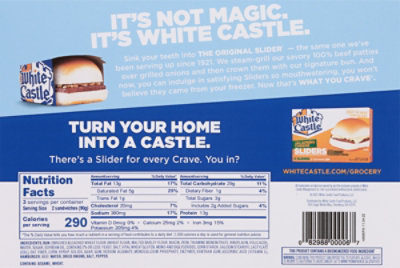 White Castle Microwaveable Hamburgers - 6 Count - Image 6