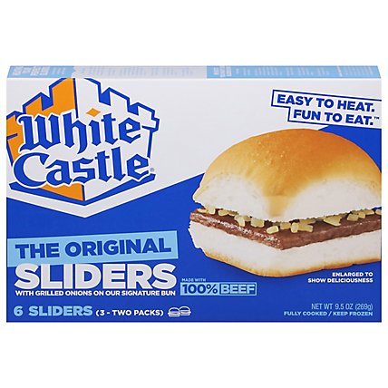 White Castle Microwaveable Hamburgers - 6 Count - Image 2