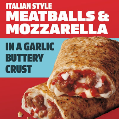 Hot Pocket Italian Style Meatballs And Mozzarella In Garlic Butter Crust Sandwiches 2-9 Oz - Image 2