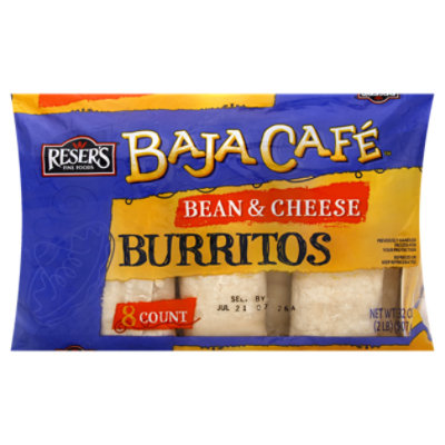 Resers Baja Cafe Bean & Cheese Burritos - 32 Oz - Image 1