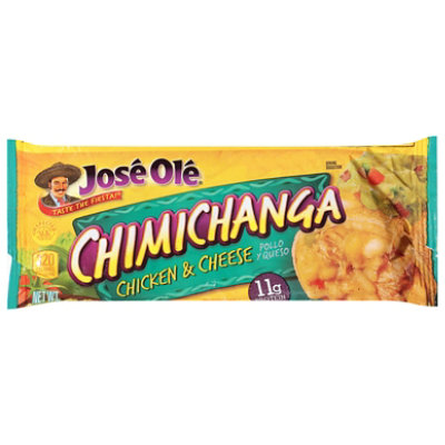 Jose Ole Frozen Mexican Food Chimichanga Chicken & Cheese - 5 Oz