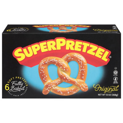 SuperPretzel Soft Pretzels Fully Baked Original - 13 Oz