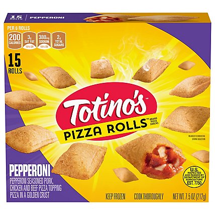 Totinos Pizza Rolls Pepperoni 15 Count - 7.5 Oz - Image 1