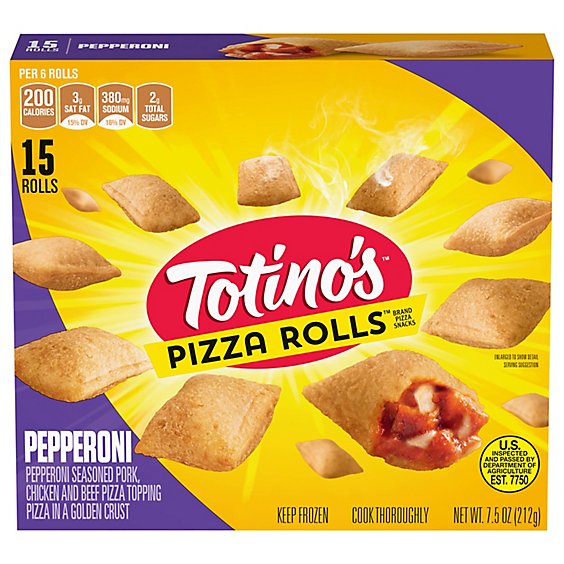 Totinos Pizza Rolls Pepperoni 15 Count - 7.5 Oz