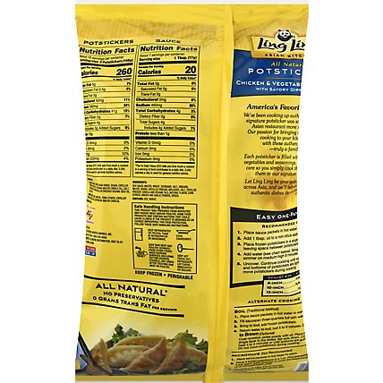 Ling Ling Potstickers Chicken Potstickers - 56 Oz - Image 6