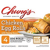 Chungs Egg Rolls Chicken - 12 Oz - Image 1