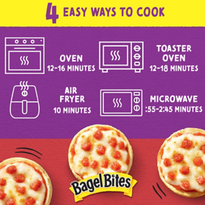 Bagel Bites Cheese & Pepperoni Mini Pizza Bagel Frozen Snacks - 40 Count - Image 4
