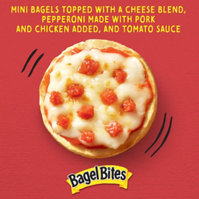 Bagel Bites Cheese & Pepperoni Mini Pizza Bagel Frozen Snacks - 40 Count - Image 3