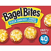 Bagel Bites Three Cheese Mini Pizza Bagel Frozen Snacks Box - 40 Count - Image 4