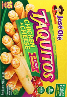 Jose Ole Chicken & Cheese Large Flour Taquitos - 22.5 Oz - Image 5