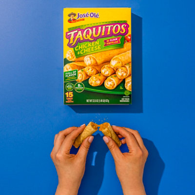 Jose Ole Chicken & Cheese Large Flour Taquitos - 22.5 Oz - Image 6